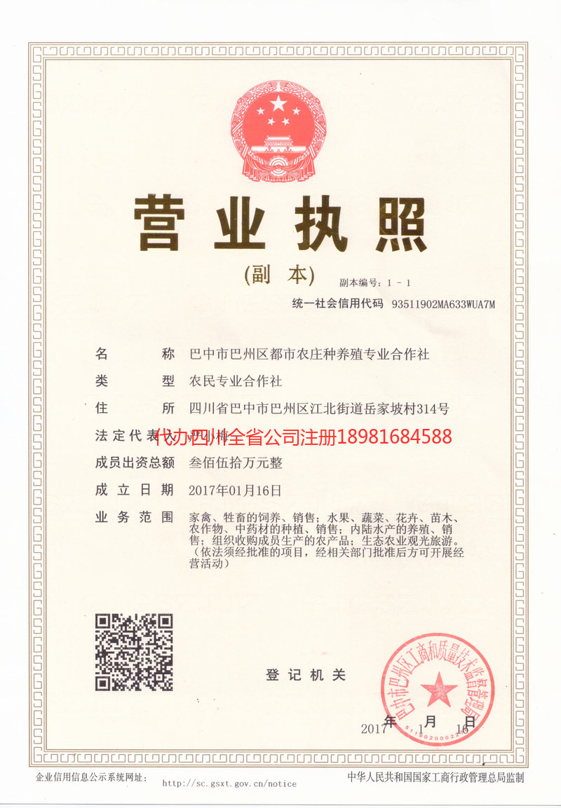 应城应城都市农庄种养殖专业合作社